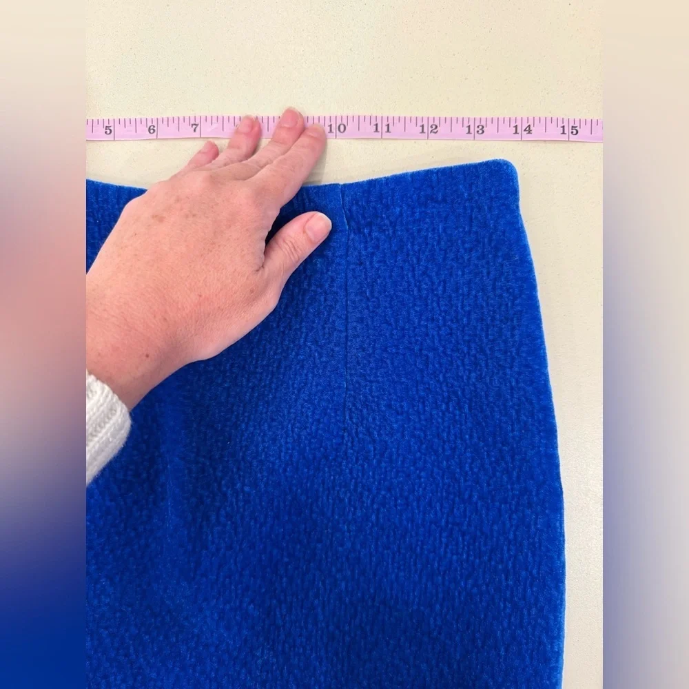 Sandro Blue Mini Pencil Skirt - Picture 5 of 8